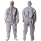 Protective garment against dust, mild splash, chemical, gray, type 3/4/5/6 4570 (12 UNDs)