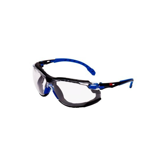 Solus 1101 Kit Kit Lunettes Noir / Bleu PC PC Incluse incolore, Insert de mousse, revêtement de scotchgard. S1101SGAFFKT-UE (20 