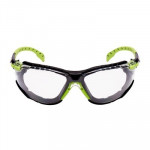 Solus 1201 Kit Glasses Black / Green PC Colorless, Foam Insert, Scotchgard Coating. S1201Sgaffkt-Eu (20 glasses)