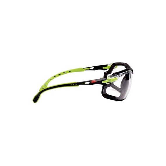 SOLUS 1201 Kit Gafas negro/verde PC incolora, inserción de espuma, recubrimiento SCOTCHGARD. S1201SGAFKT-EU (20 gafas)