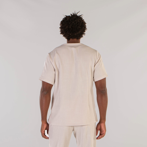 Short sleeve jacket with yoke collar for men, health environments GERMAN UNIFORMS GARY'S 617600