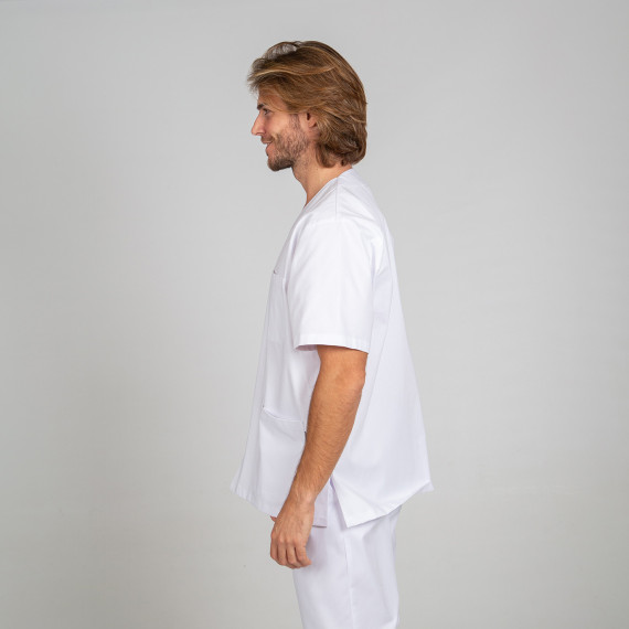 Casaca Edgar sanitäre Umgebung, weißes Twill, UNIFORMES GARY'S 617900
