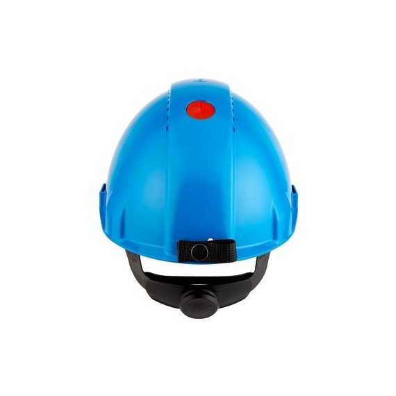 Casque bleu, avec lampe-lampe, harnais de roulette et bande de sueur en plastique G3000 (20 casques)