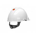 Casco, nessuna ventilazione, dielettrica da 1000 V, con imbracatura standard e sudore della pelle G3001 (20 caschi)
