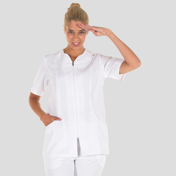 Blusa uniforme sanitario Sicilia con zip centrale M2 UNIFORMI GARY'S 623500