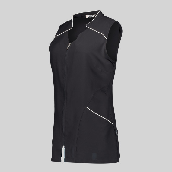 Blusa da parrucchiere senza maniche dettagli vivaci UNIFORMI GARY'S 634800