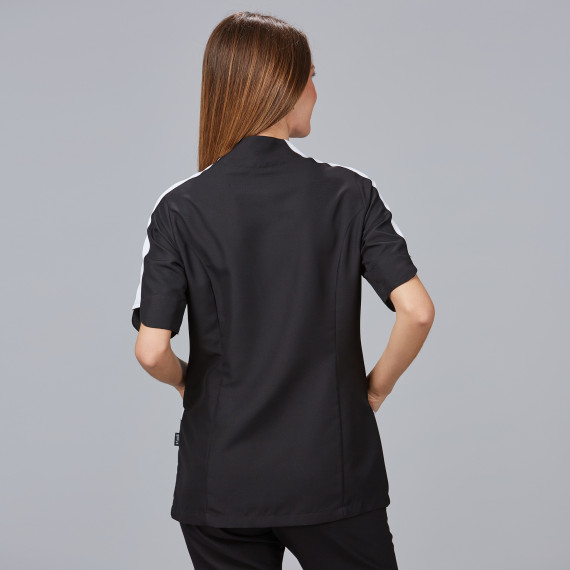 Blusa da parrucchiere 4 bottoni dettagli combinati POPPY UNIFORMI GARY'S 635500