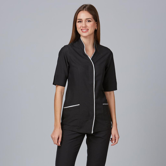 Blouse uniforme de coiffure avec ouverture aux manches, détails en relief pour femme CUBA UNIFORMES GARY'S 652800