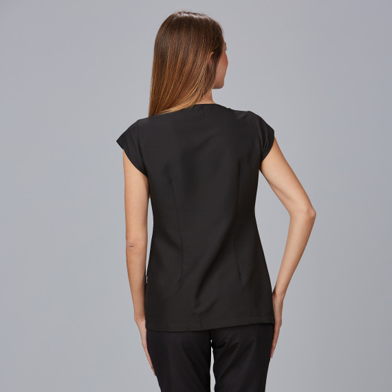 Blouse femme modèle croisé bouton apparent FORMENTERA UNIFORMES GARY'S 653500