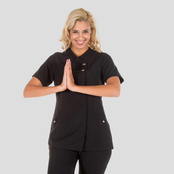 Blouse de coiffure à manches courtes avec poches latérales Femme Elena UNIFORMES GARY'S 655200