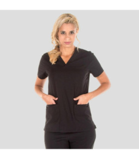 Blusa mulher Ágata com bolsos de patch frontal Slim Fit UNIFORMES GARY'S 656500