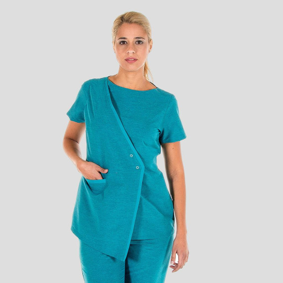 Blusa sanitaria con chiusura incrociata e bottoni a pressione visibili GEMA JASPER UNIFORMI GARY'S 657500