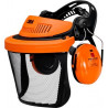 Pack forestier G5005J avec harnais G500-OR et écran facial 5J avec protections auditives Optime I P3E orange 3M