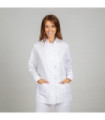 Blusa bianca da farmacia a maniche lunghe colletto mao CLAUDIA UNIFORMES GARY'S 661900