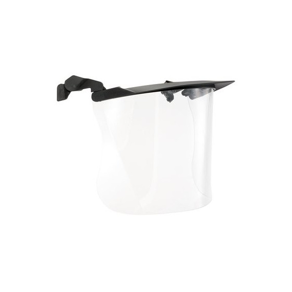 V4H face shield made of colorless polycarbonate against UV and 1.2 mm ...