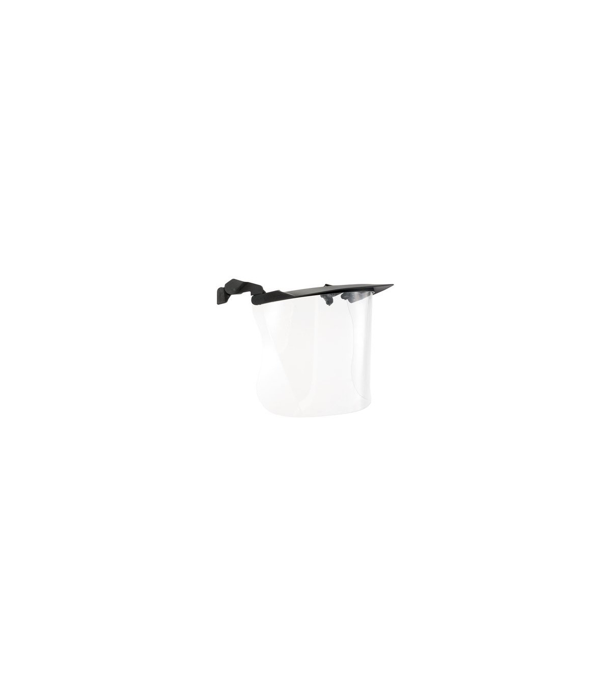 V4H face shield made of colorless polycarbonate against UV and 1.2 mm ...