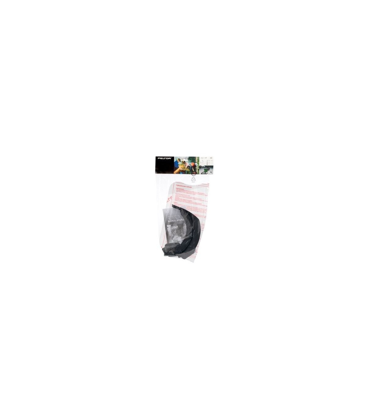 V4H face shield made of colorless polycarbonate against UV and 1.2 mm ...