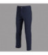 Calças de homem sem pregas e com cintura ajustável azul marinho em tecido WELFARE UNIFORMES GARY'S 700014.