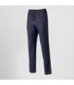 Chambray-Hose mit Rauten unisex für Gastronomie und Küche, elastischer Bund UNIFORMES GARY'S 702300