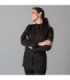 Women's long sleeve roll-up sleeve chef jacket with tie collar MEDINA UNIFORMES GARY'S 948700