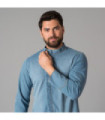 VENTURA Kitchen Jacket Unisex Long Sleeves, WASHED DENIM Fabric GARY'S UNIFORMS 947700