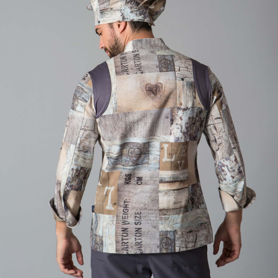 Kitchen jacket MADERAS long sleeves and crossover closure UNIFORMS GARY'S 947300