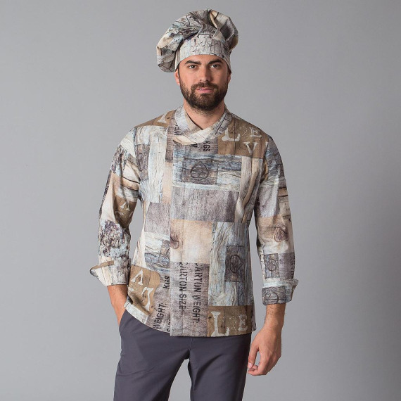 Kitchen jacket MADERAS long sleeves and crossover closure UNIFORMS GARY'S 947300