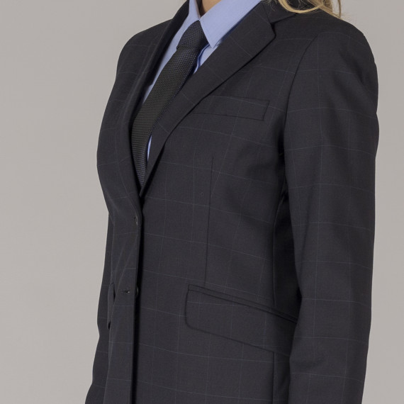 Américaine femme en bleu marine, tissu TRIP UNIFORMES GARY'S 800018.