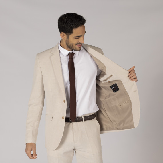 Americana für Herren, 2 Knöpfe, Slim Fit, 800024