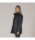 Women's parka with removable hood and pockets in navy blue UNIFORMES GARY'S 800031