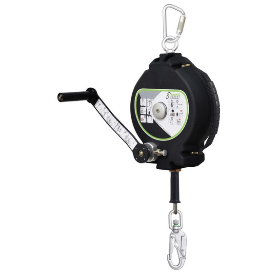 Câble synthétique 6mm rétractable avec sauvetage intégré et résistance 15 kN LONY KRATOS SAFETY