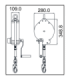 Câble synthétique 6mm rétractable avec sauvetage intégré et résistance 15 kN LONY KRATOS SAFETY