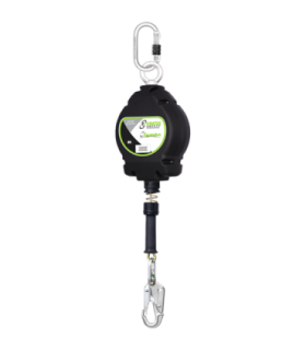 6 m retractable avec câble en aluminium et en acier galvanisé, résistance 12 kN OLYMPE KRATOS SÉCURITÉ