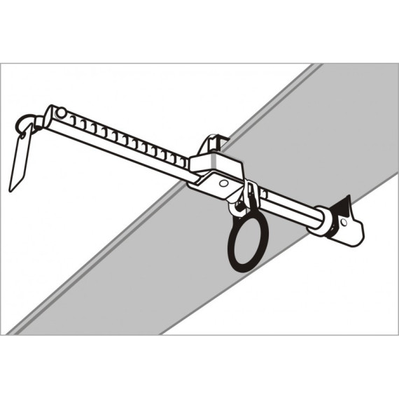 Punto de anclaje móvil en viga metálica y resistencia 23 kN GRAB N SLIDE KRATOS SAFETY