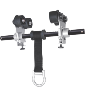 Mobile anchor point on rollers for metal beam - dielectric version GRAB N ROLL KRATOS SAFETY