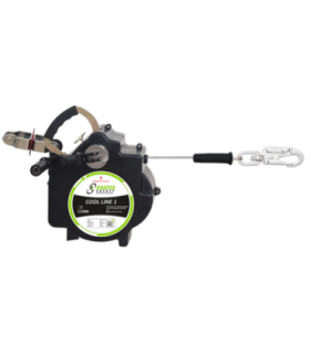 COOL LINE 1 - Temporary horizontal retractable cable life line.