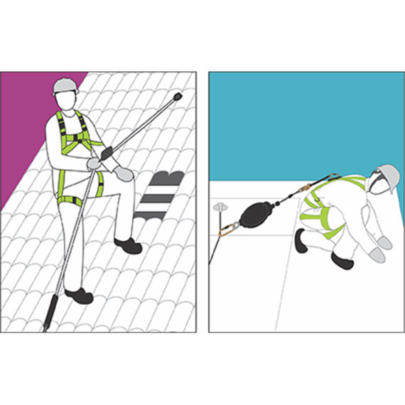 Punto di ancoraggio girevole 360° su tetti orizzontali IBIS KRATOS SAFETY
