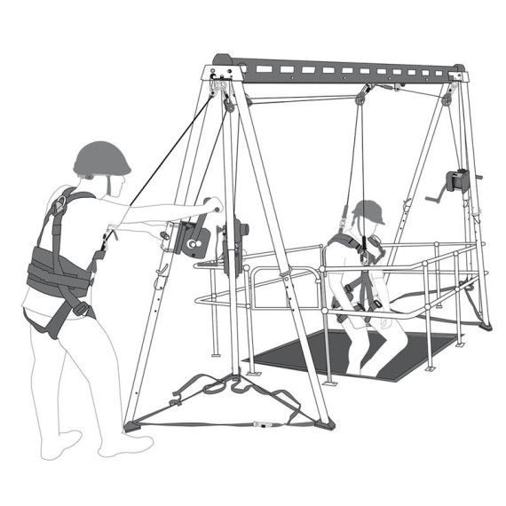 HEXAPOD - Pórtico de acesso para espaços confinados.