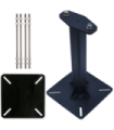 Anchor position height 300 and 500 mm in galvanized steel for horizontal line KS 4000 KRATOS SAFETY