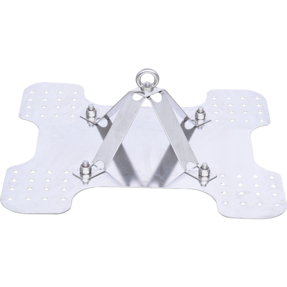 Pôle d'ancrage pour tôle d'acier pour ligne de vie horizontale 15 kN KS-LINE KRATOS SAFETY