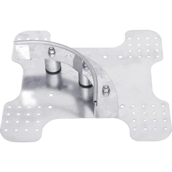 Poste intermédio de linha de vida horizontal KS-Line para cobertura de chapa de aço e força de ruptura 15 kN KRATOS SAFETY