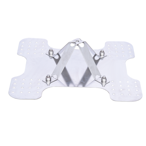 Poste curvado de línea de vida horizontal KS-LINE para cubierta de chapa de acero y resistencia 15 kN KRATOS SAFETY