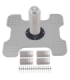 Punte terminali con sistema di assorbimento di energia per copertura di lamiera di acciaio resistenza 20 kN KRATOS SAFETY