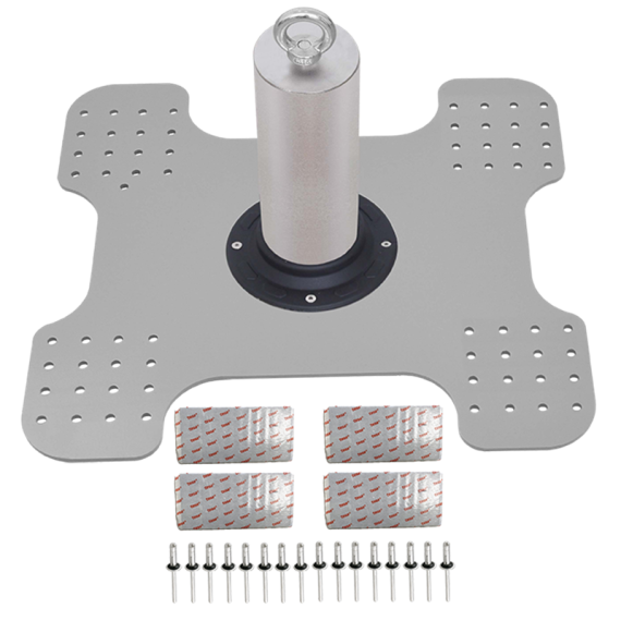 Punte terminali con sistema di assorbimento di energia per copertura di lamiera di acciaio resistenza 20 kN KRATOS SAFETY