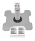 Intermediate position with energy absorption system for steel sheet cover and 20 kN resistance KRATOS SAFETY