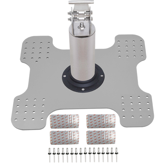 Post intermedio con sistema di assorbimento dell'energia per copertura di lamiera di acciaio e resistenza di 20 kN KRATOS SAFETY