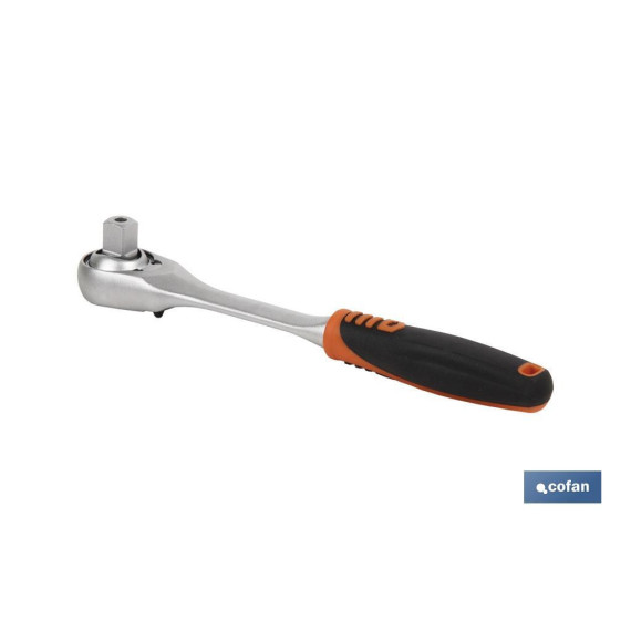 Clé de hochet rotative à 360º avec 1/2 et 1/4 pouces COFAN carré