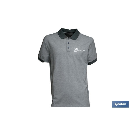 Work polo for industry and storage Verdón, cotton and polyester COFAN