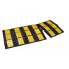 Reductor de velocidad de caucho de 3cm (negro/amarillo) 60cm x 47,5cm 3M