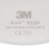 3M Aura Mascarilla FFP2 NR D s/válvula 9320+ (240 mascarillas)